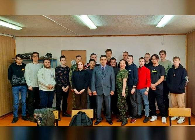 Встреча с представителем пограничного управления ФСБ России по Сахалинской области