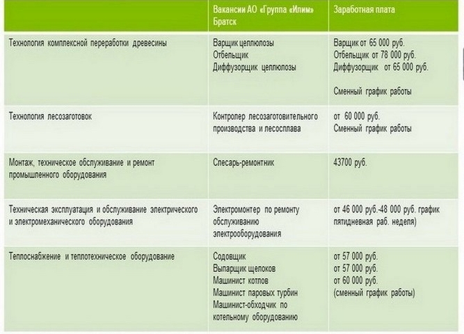 Программы обучения и вакансии "ИЛИМ"
